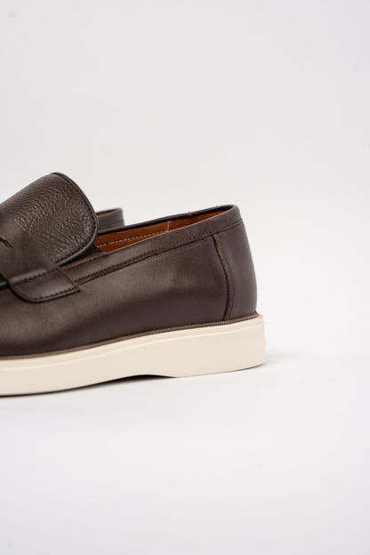 BROWN CASUAL PENNY LOAFER