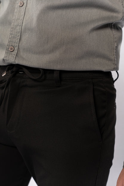 BLACK CASUAL JOGER