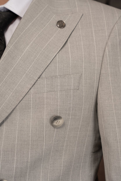 GREY LINED DOBETTI SUIT