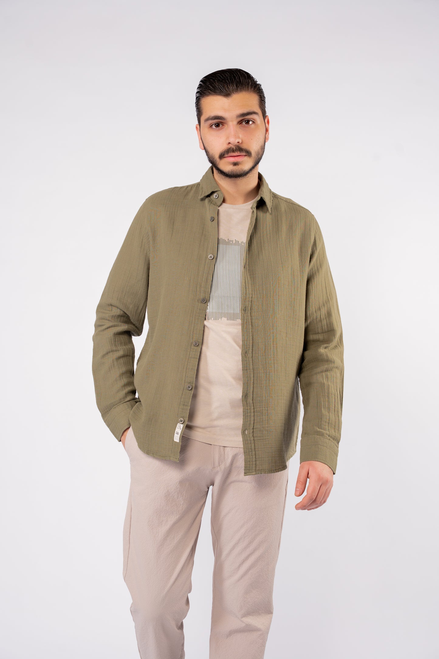 MINT DOUBLE GAUZE SHIRT