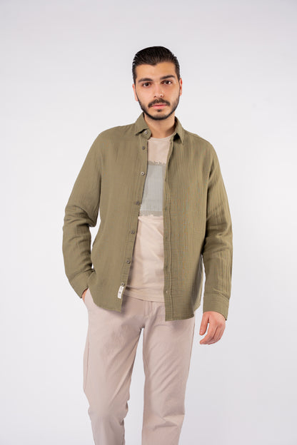 MINT DOUBLE GAUZE SHIRT