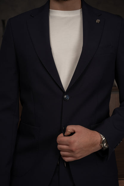NAVY TRAVEL SUIT
