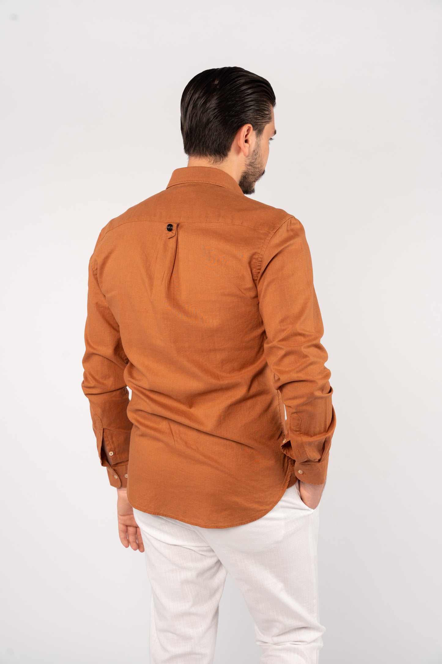 SANDSTONE LINEN SHIRT