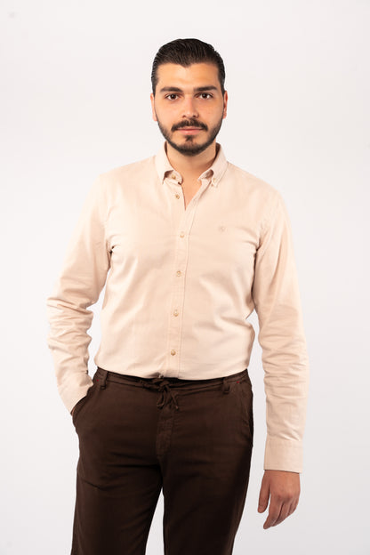 BEIGE OXFORD SHIRT