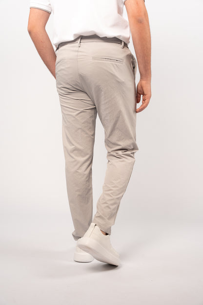 GREY CASUAL TROUSERS
