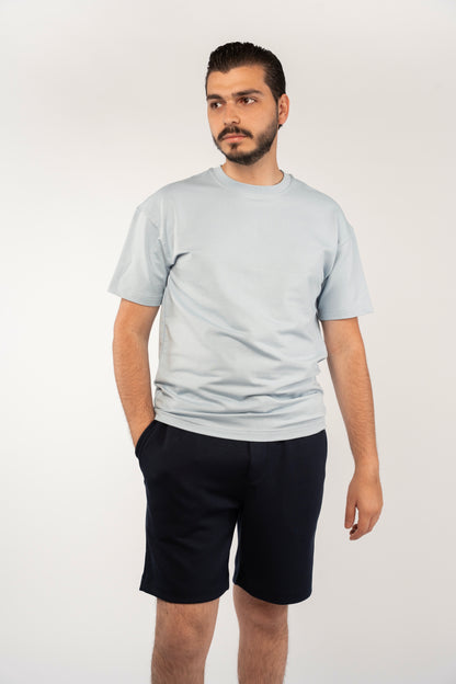 BLUE MINIMAL EAGLE TSHIRT