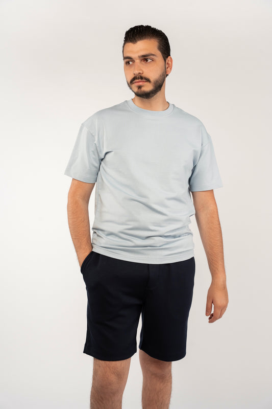 BLUE MINIMAL EAGLE TSHIRT