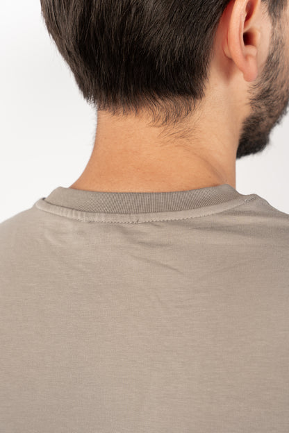 GREY MINIMAL EAGLE TSHIRT