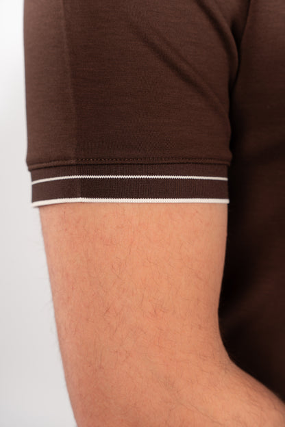 BROWN MODERN TSHIRT