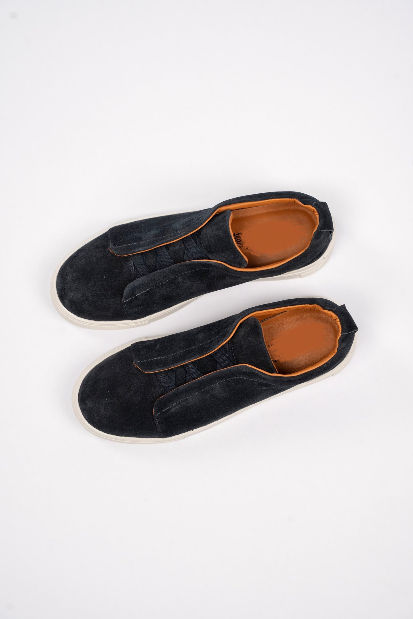 NAVY TRIPLE X ELASTIC SNEAKER