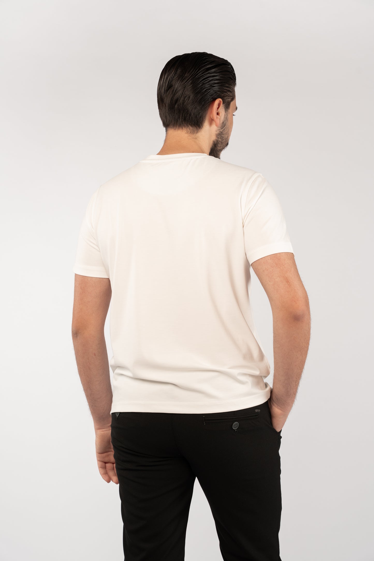 WHITE CASUAL RATON TSHIRT