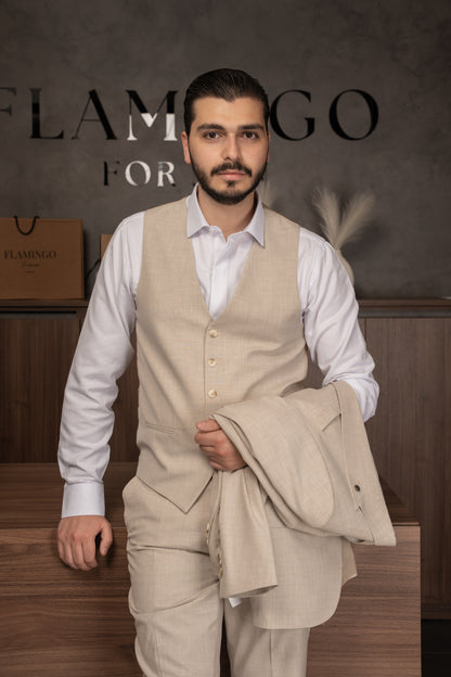 BEIGE TIMELESS SUIT