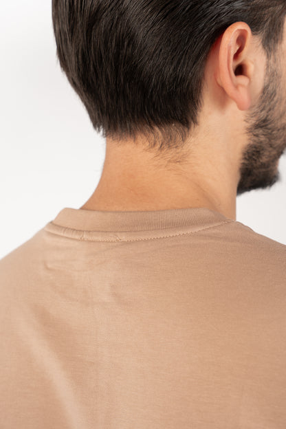 BUFF ORANGE MINIMAL EAGLE TSHIRT