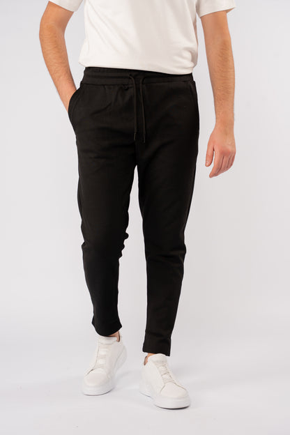 BLACK SLIMFIT SWEATPANT