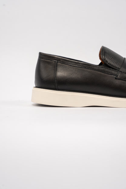 BLACK CASUAL PENNY LOAFER