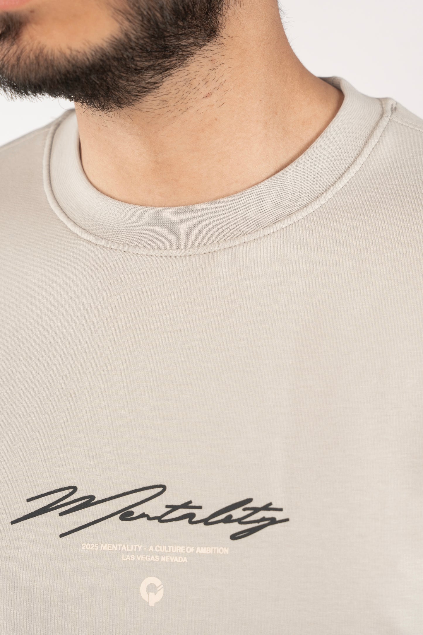 GREY MENTALITY RELAXED TSHIRT