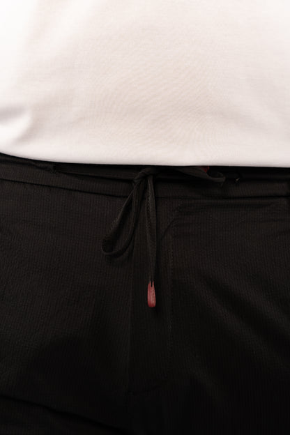BLACK CASUAL TROUSERS
