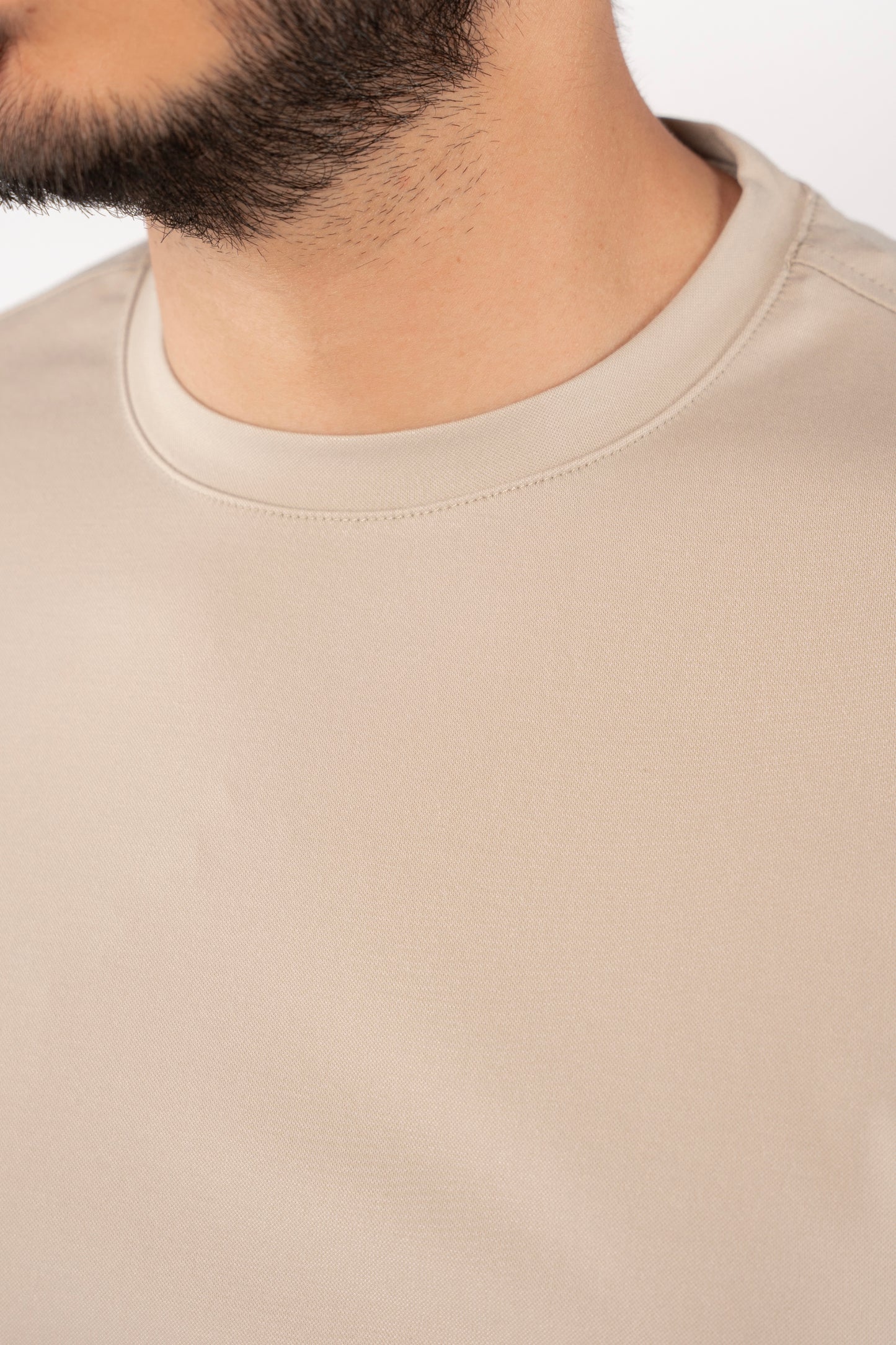 LIGHT BEIGE CASUAL TSHIRT