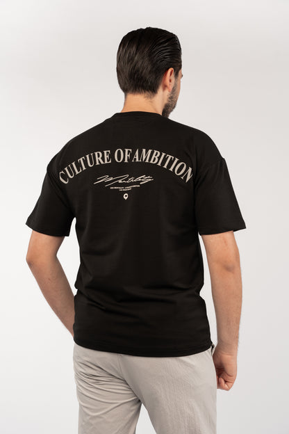 BLACK MENTALITY RELAXED TSHIRT