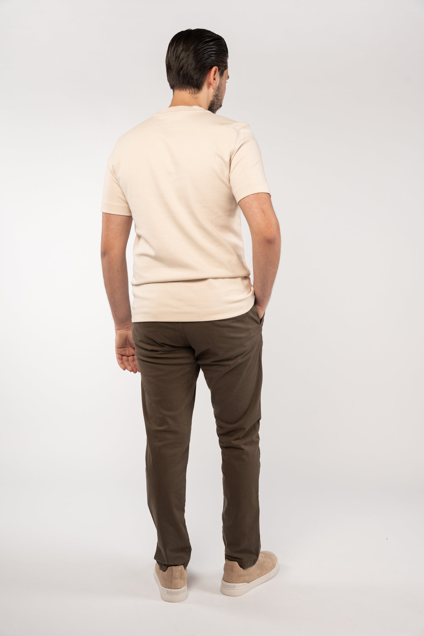 BEIGE THICK TSHIRT