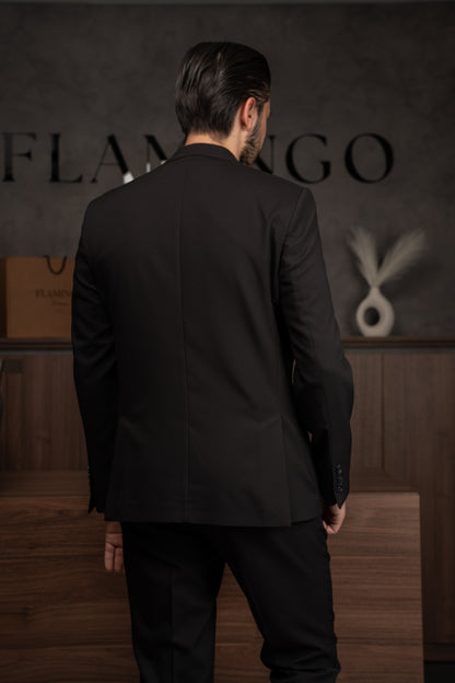 BLACK TRAVEL SUIT