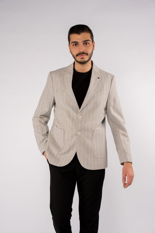 GREY LINED BLAZER