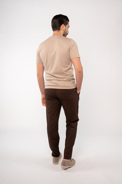 MOCHA MERCERIZED TSHIRT