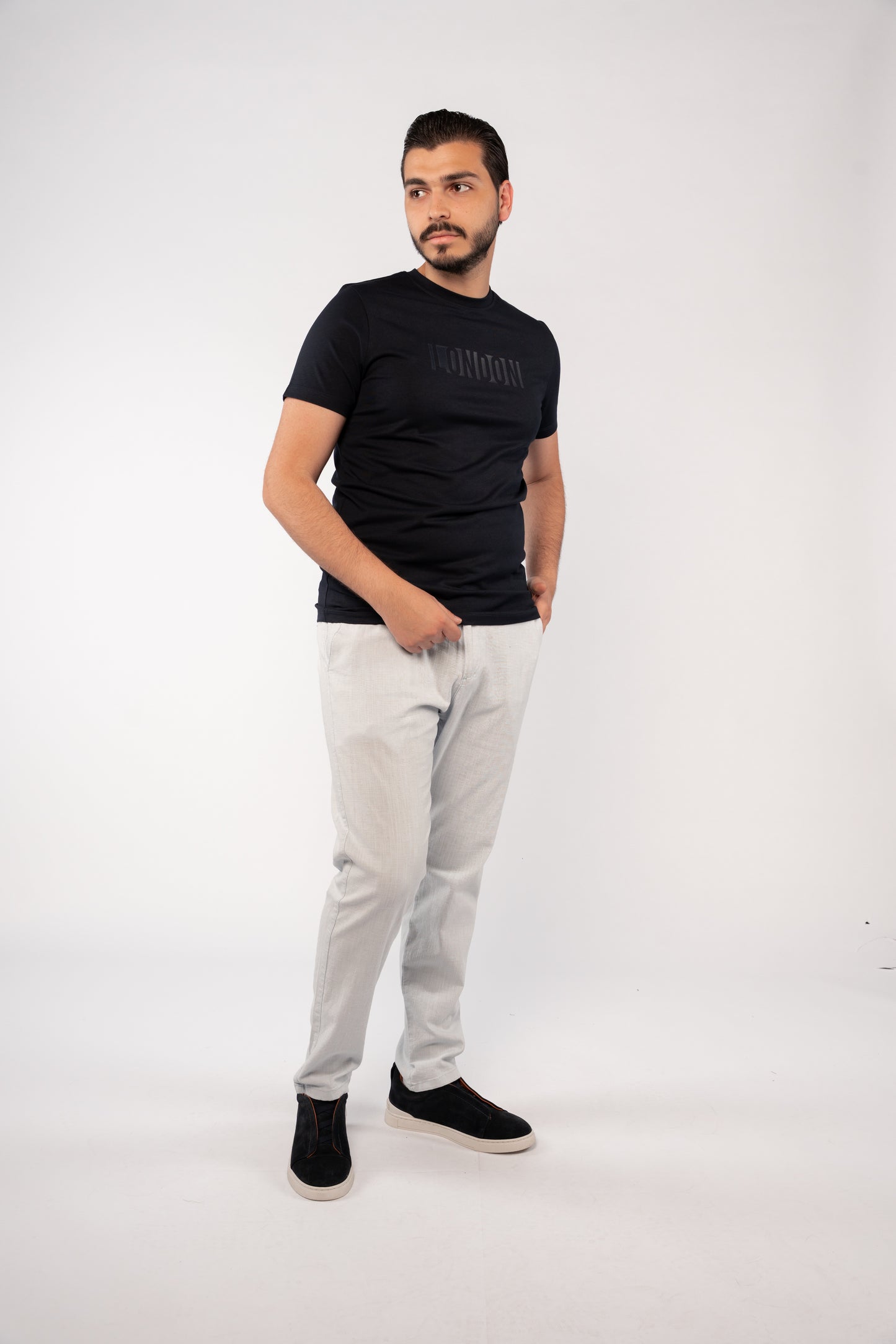 NAVY LONDON TSHIRT