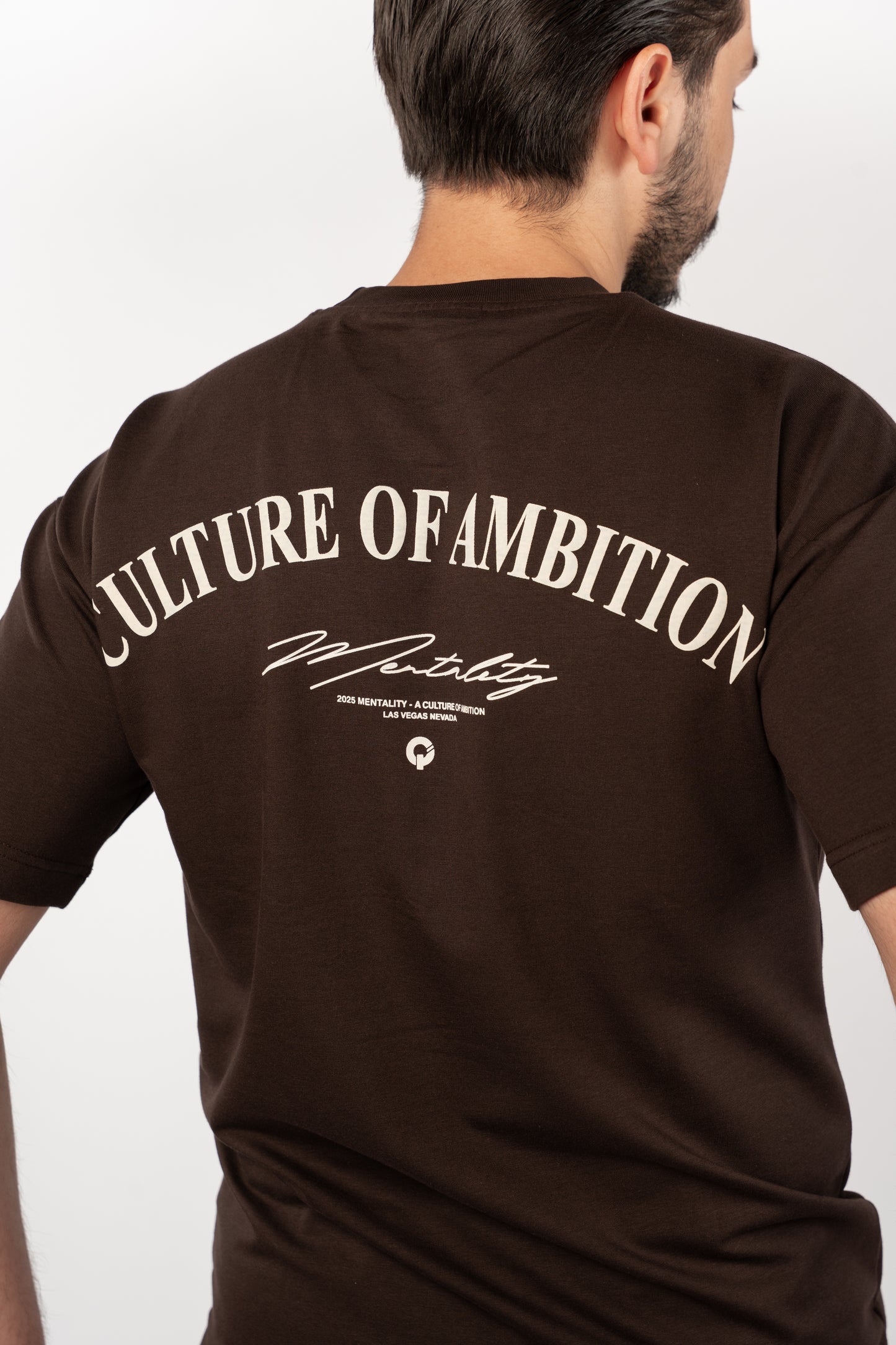 BROWN MENTALITY RELAXED TSHIRT