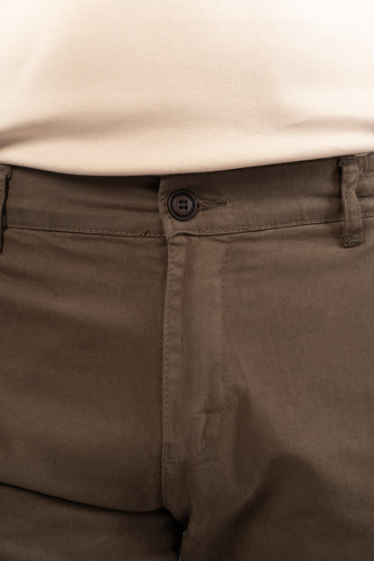 OLIVE CASUAL CHINO PANT