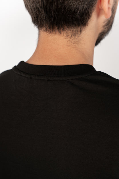 BLACK MINIMAL EAGLE TSHIRT