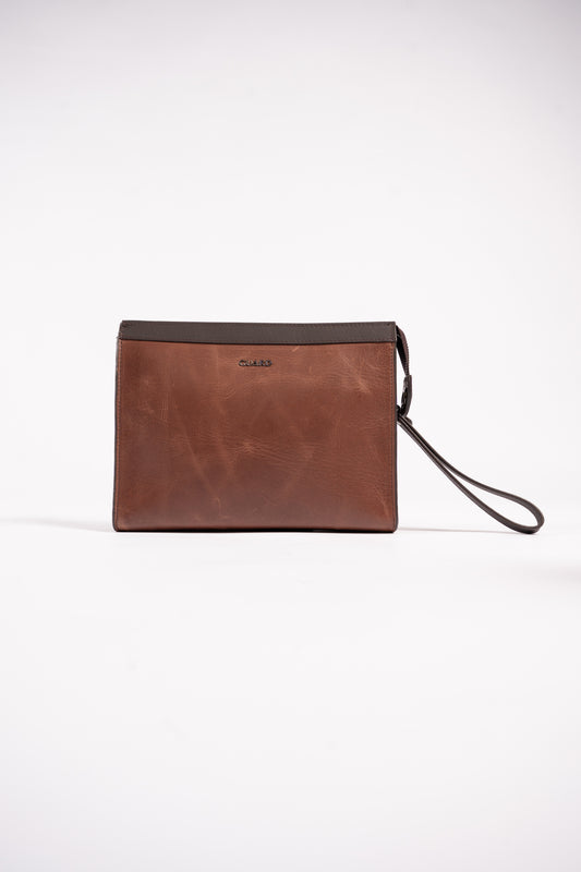 HAVANA CAPE LEVANT LEATHER CLUTCH BAG