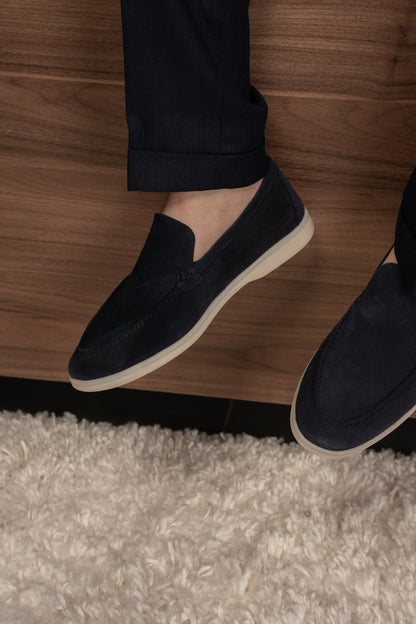 NAVY CASUAL LINEN SUIT
