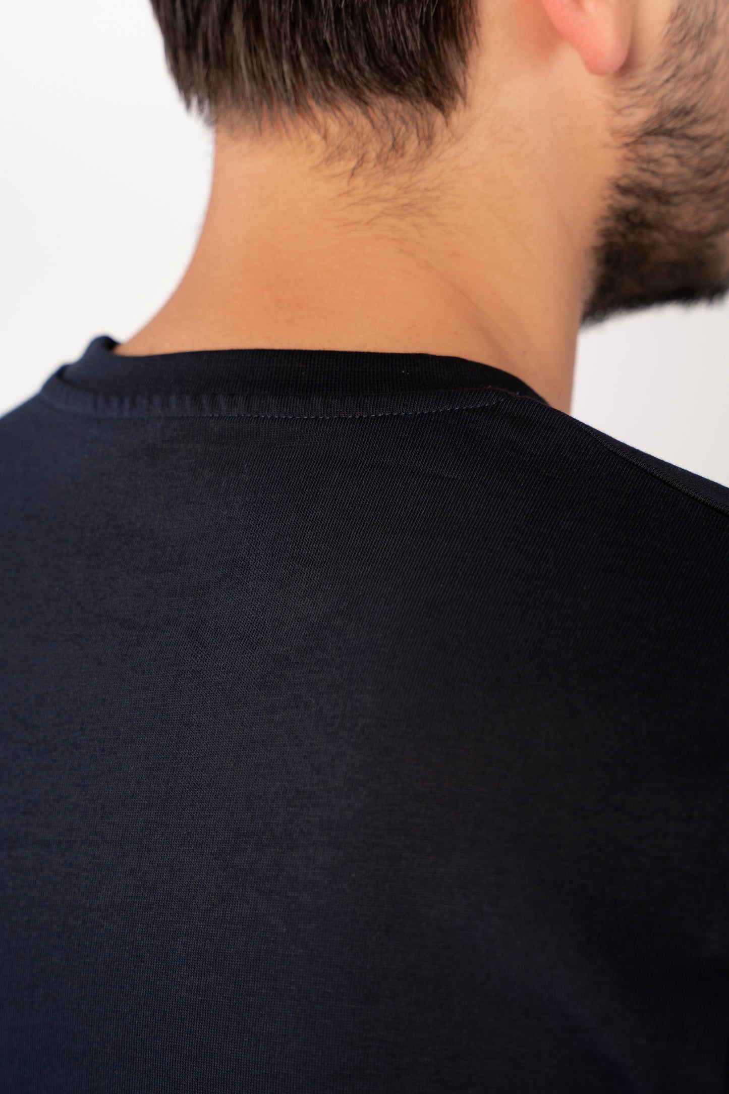 NAVY LEAF TSHIRT
