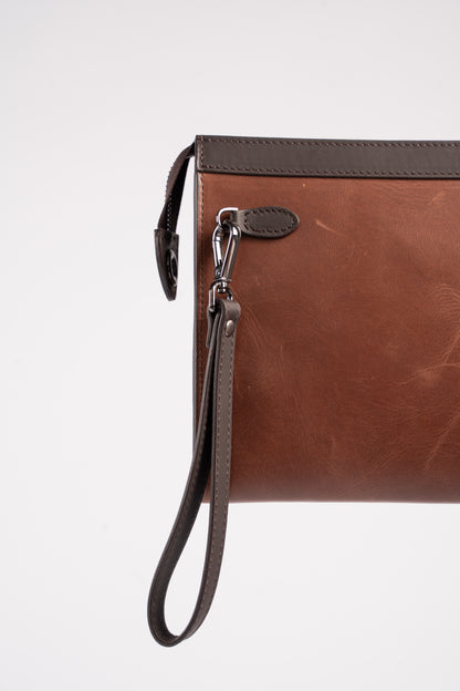 HAVANA CAPE LEVANT LEATHER CLUTCH BAG