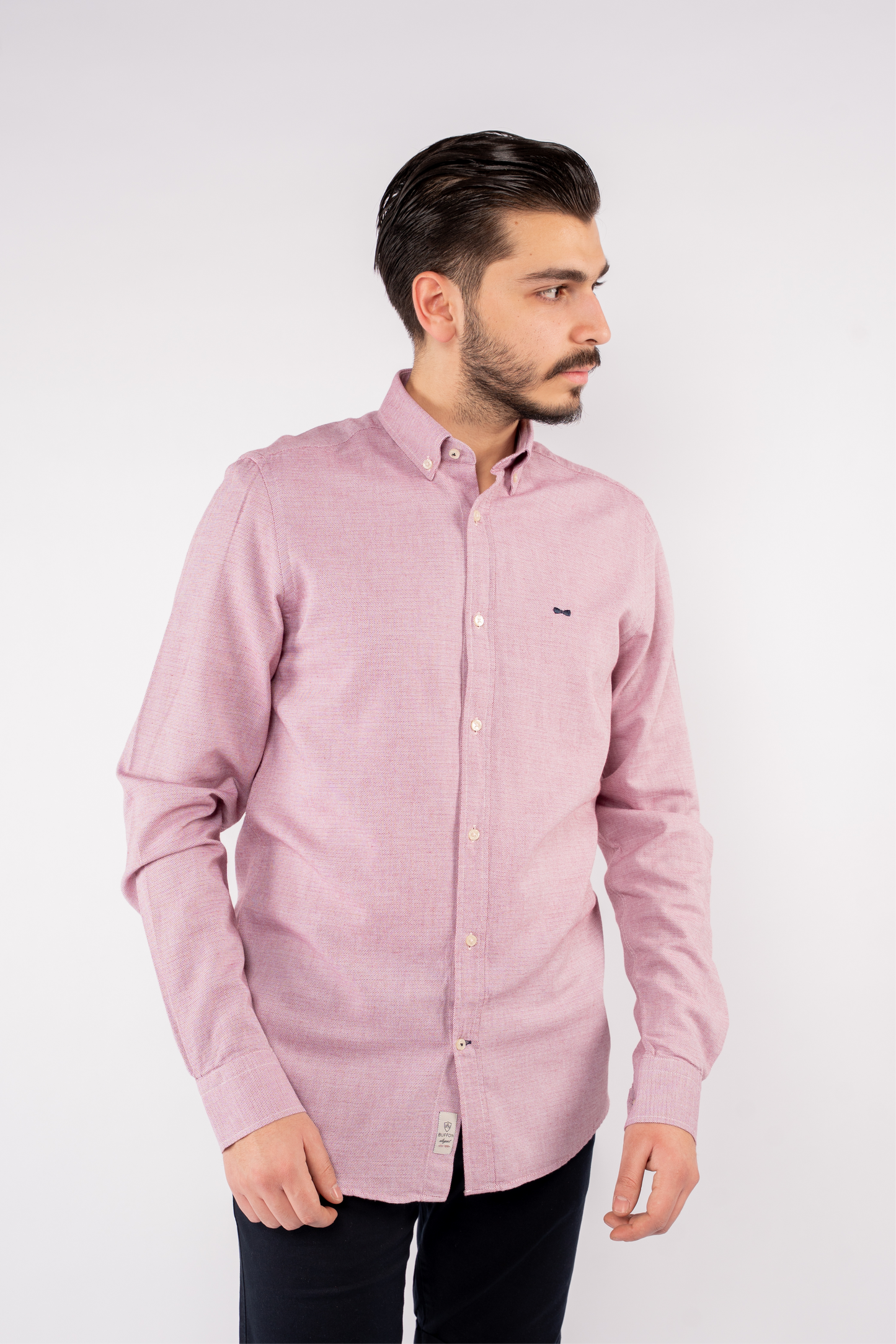 PINK TAFFY PIQUET SHIRT