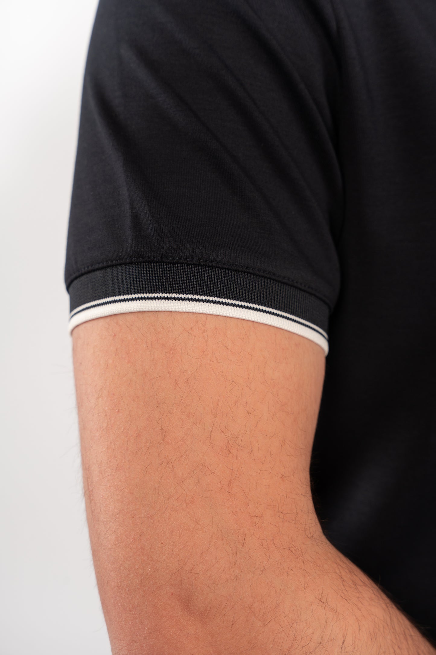 NAVY CLIP BUTTON POLO