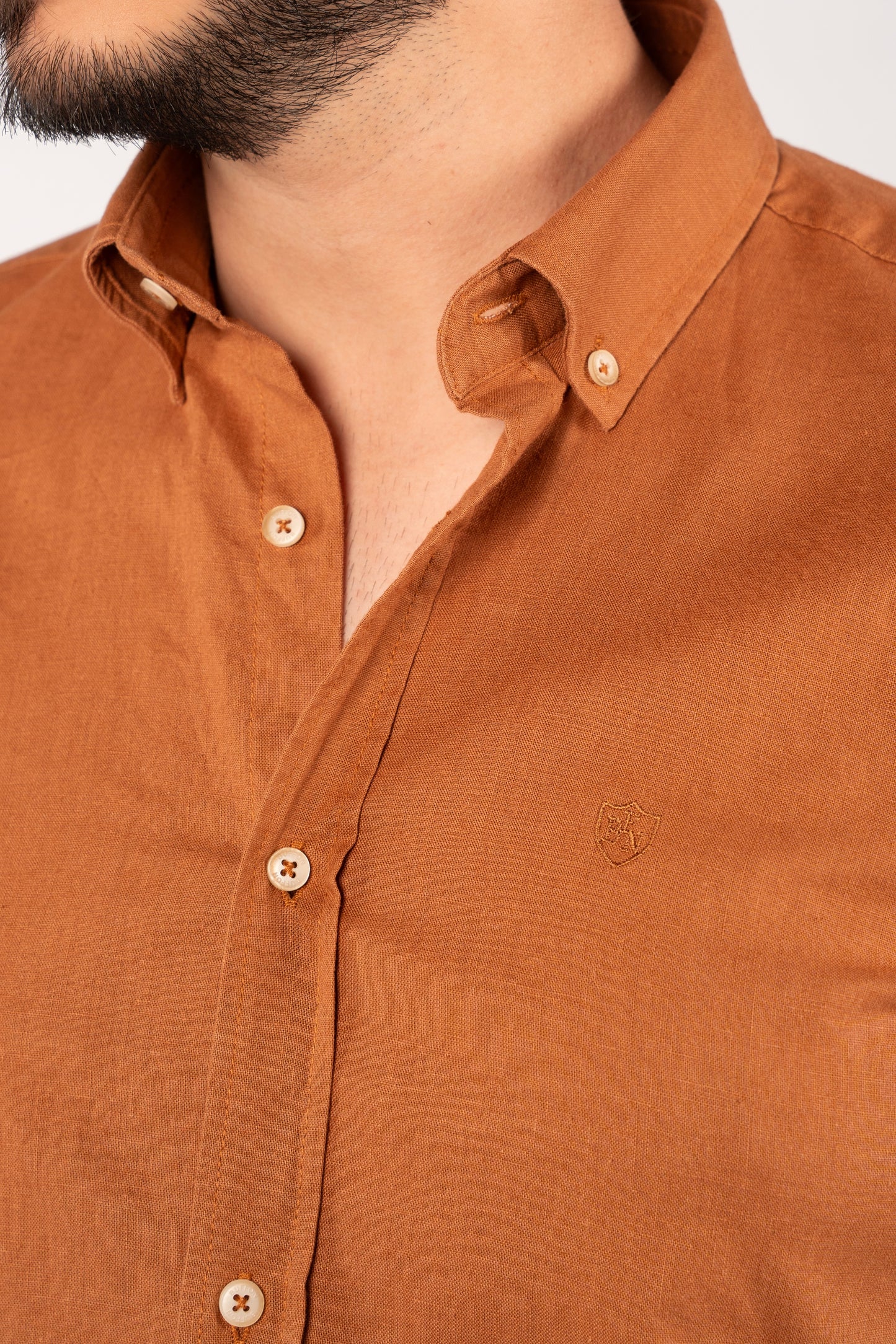 SANDSTONE LINEN SHIRT