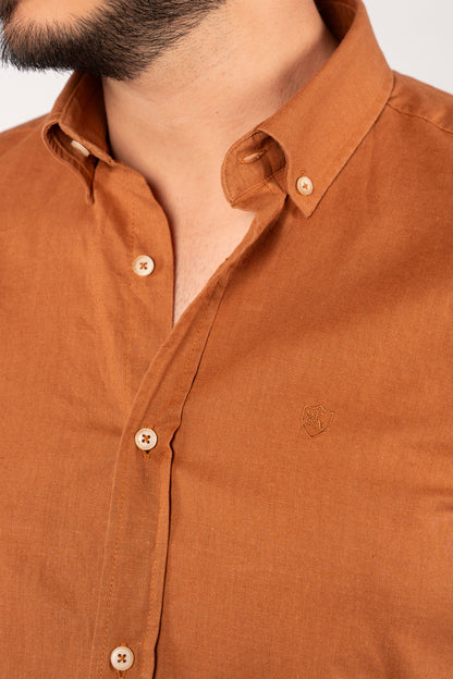 SANDSTONE LINEN SHIRT