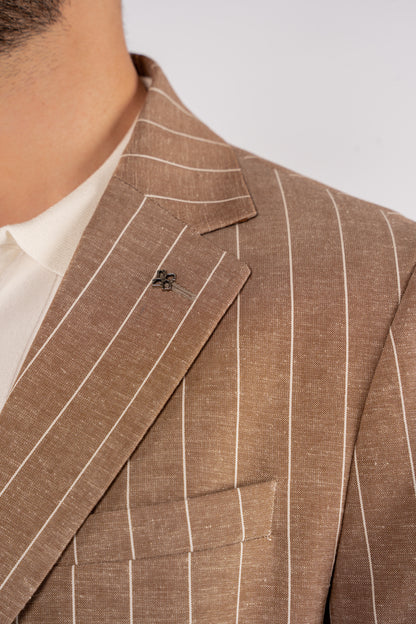 MOCHA LINED BLAZER