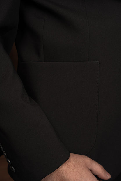 BLACK TRAVEL SUIT