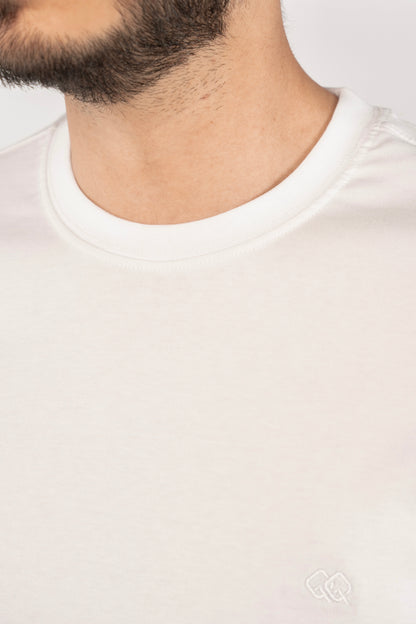 WHITE THICK TSHIRT