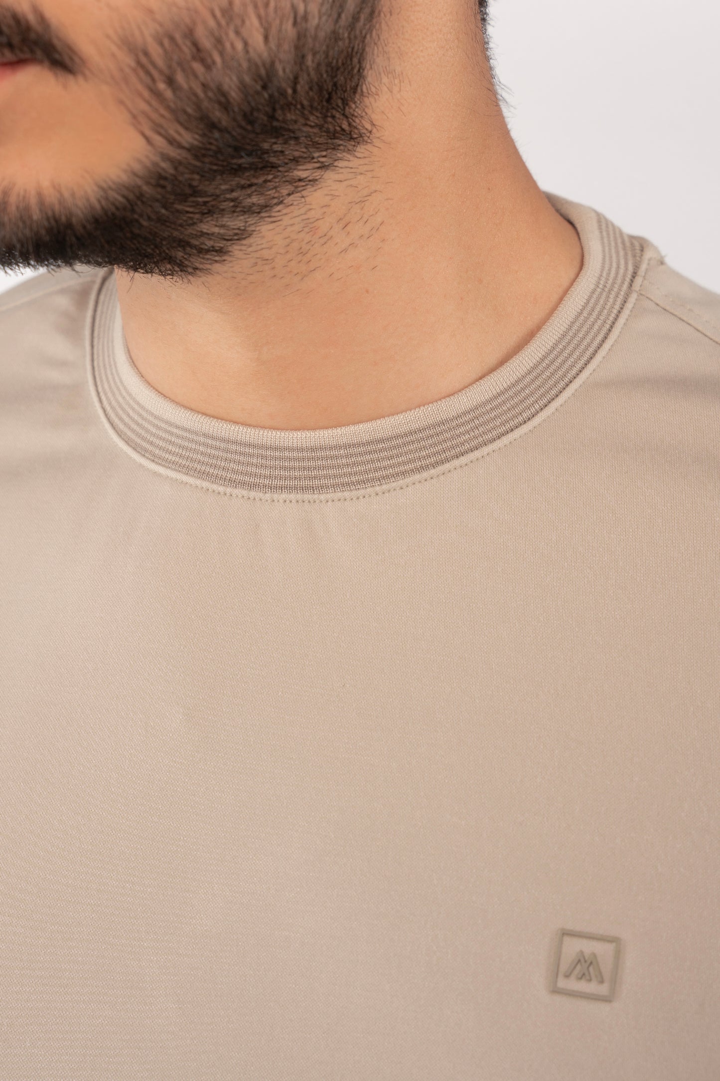 SAND BEIGE RELAXED TSHIRT