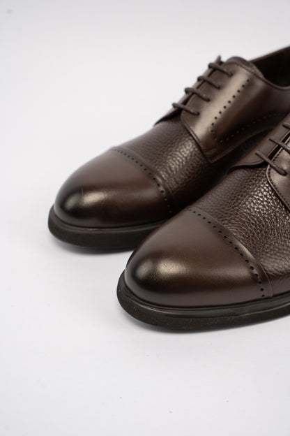 BROWN PREMIUM DERBY SHOE