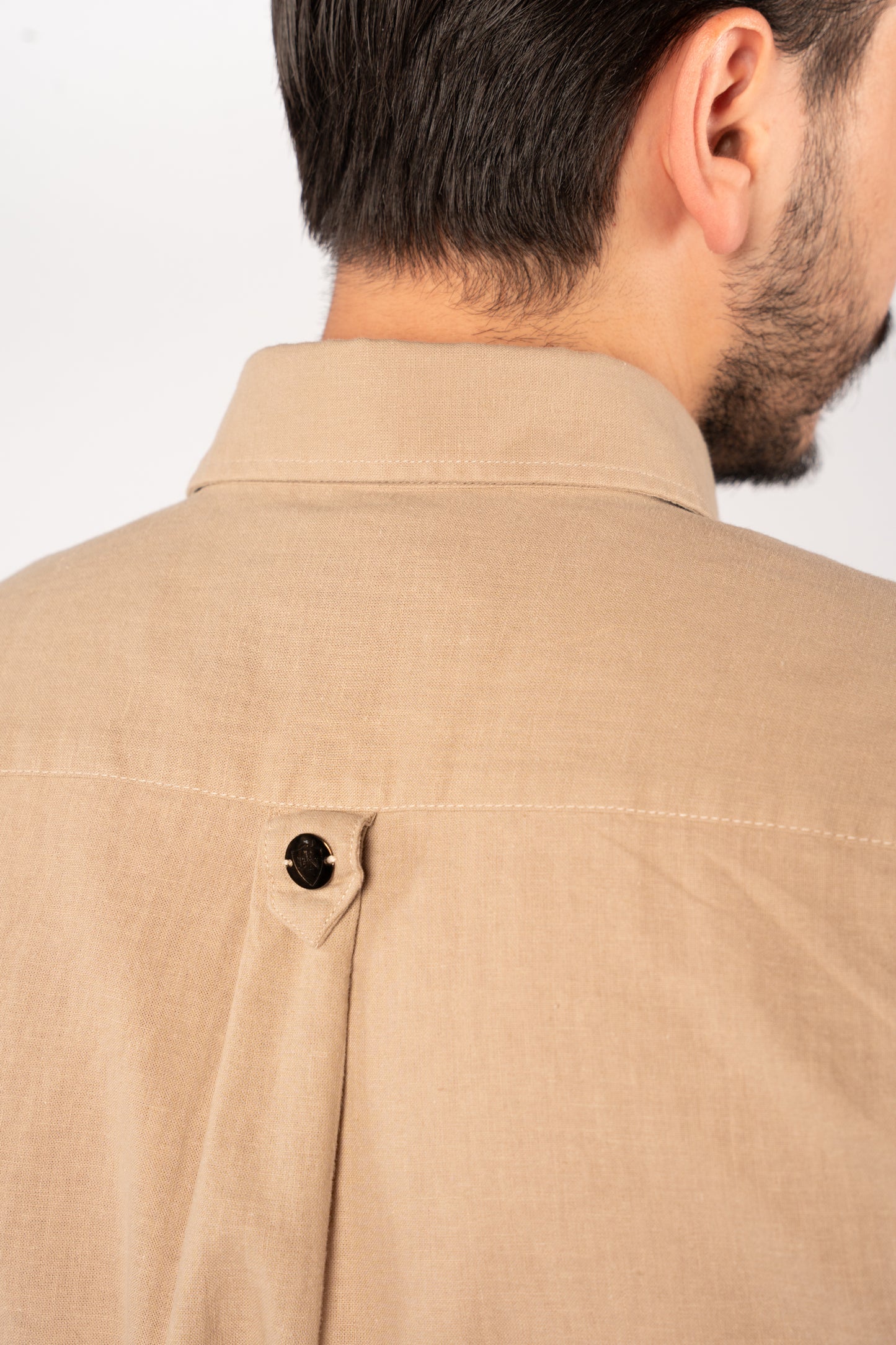 BEIGE LINEN SHIRT