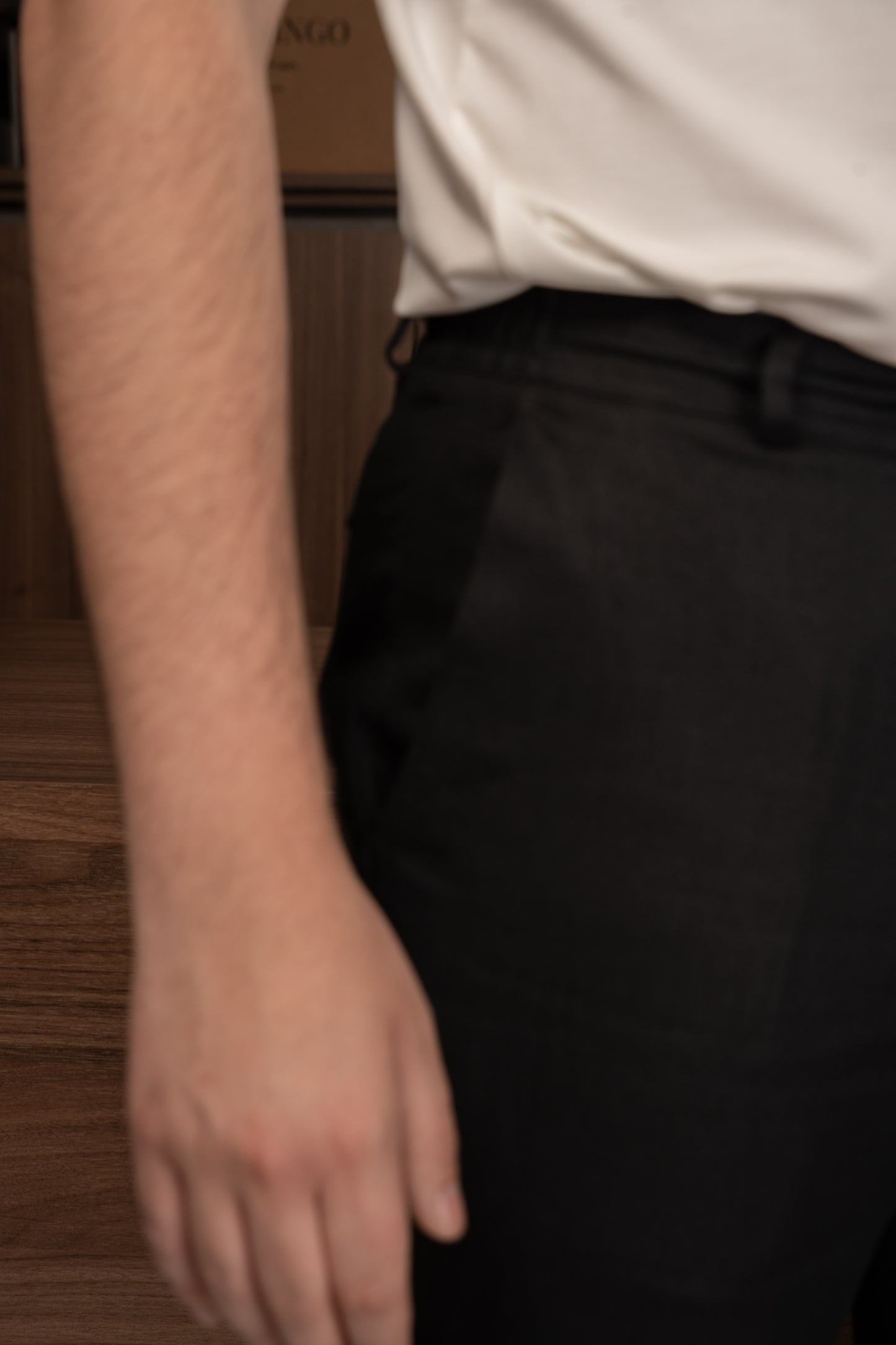 BLACK CASUAL LINEN SUIT