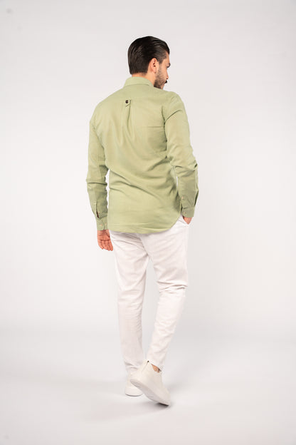 MINT LINEN SHIRT