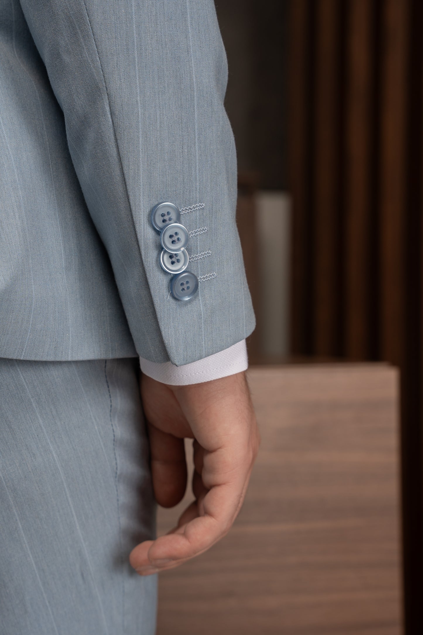 BLUE LINED DOBETTI SUIT