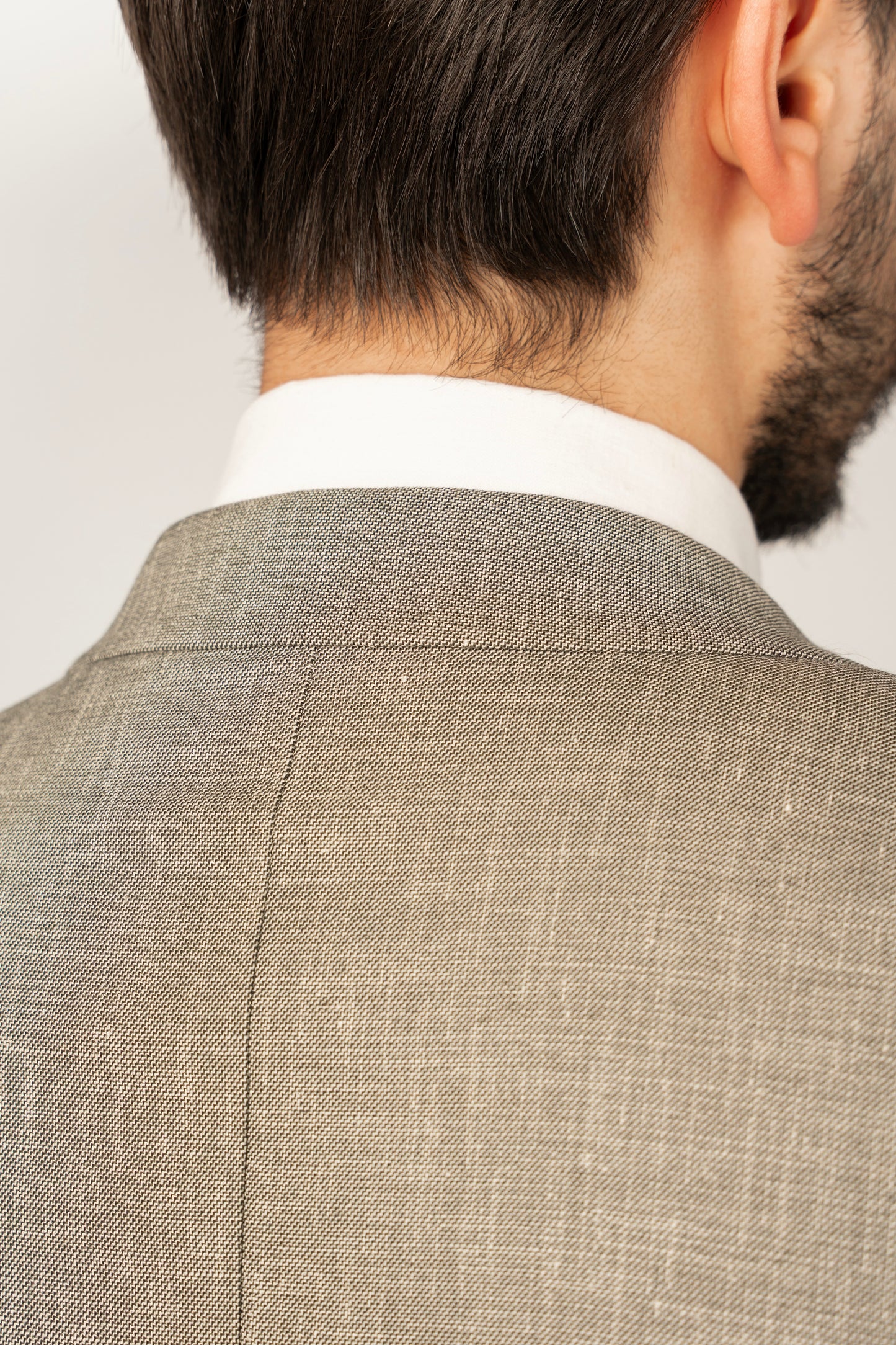 OLIVE SEMI LINEN BLAZER