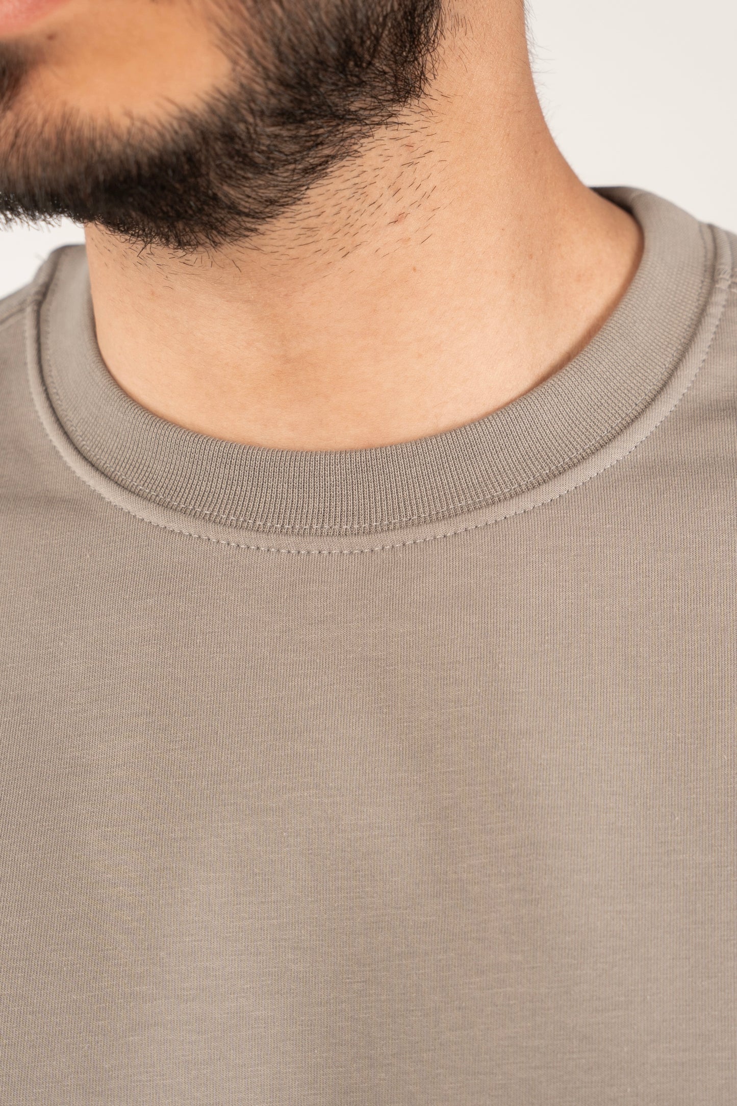 GREY THICK TSHIRT